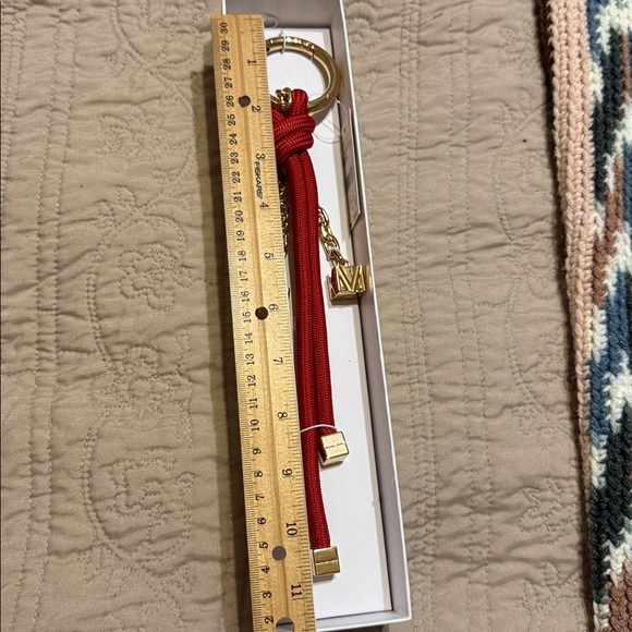 Michael Kors Red and Gold Keychain - Picture 3 of 8